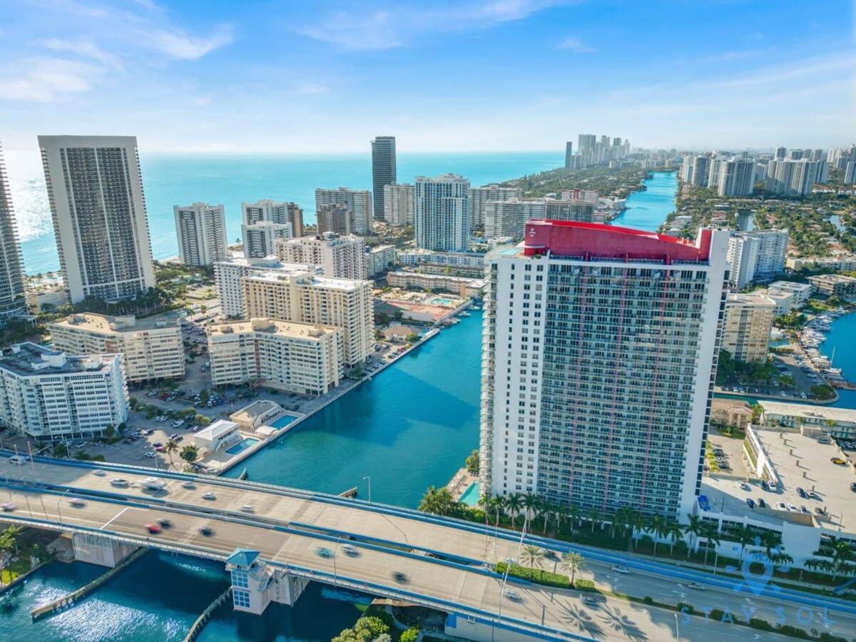 Infinite Views, Amazing Pool, Gym, Near Beach Hallandale Beach Exterior foto