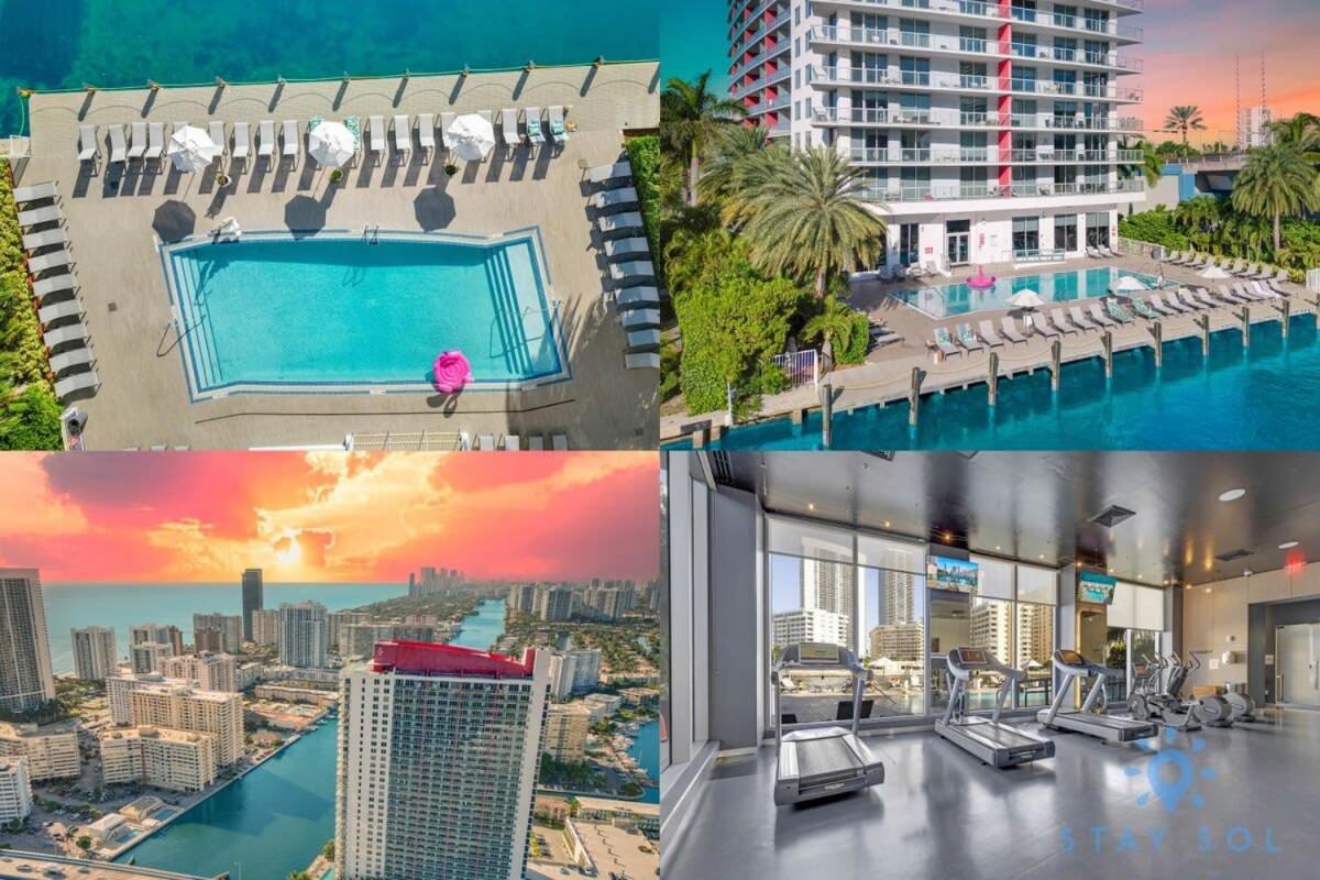 Infinite Views, Amazing Pool, Gym, Near Beach Hallandale Beach Exterior foto